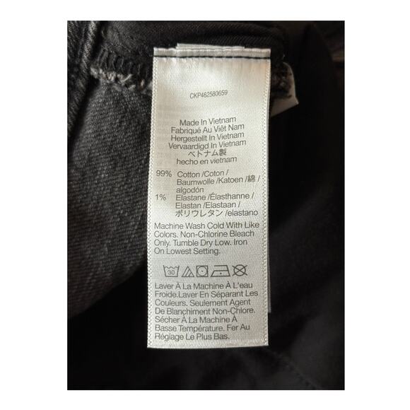 Madewell The Curvy Plus Perfect Vintage Straight Jean black size 28W - Picture 7 of 7